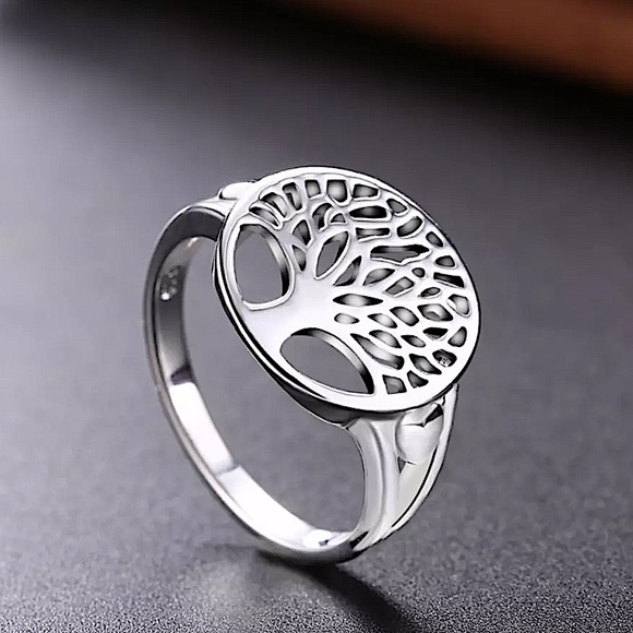 NEW STERLING SILVER TREE OF LIFE RING - Picture 3 of 6